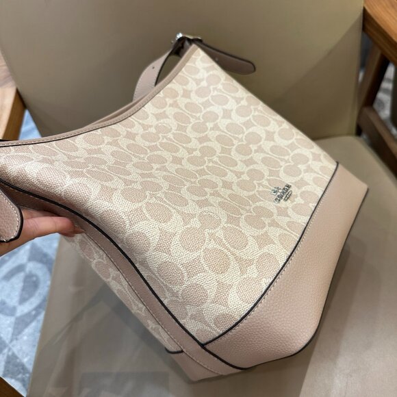 NWT Coach Jude Duffle Bag In Signature Canvas CBH20 - Picture 5 of 9